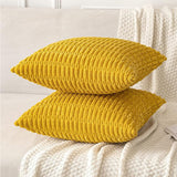 18"x18" Tufted Dot Corduroy Throw Pillow 16 Colors – Soft 3D Dotted Texture Cozy & Modern Accent Insert Included