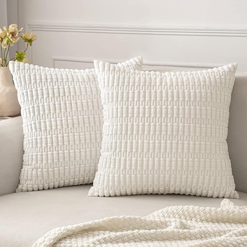 18"x18" Tufted Dot Corduroy Throw Pillow 16 Colors – Soft 3D Dotted Texture Cozy & Modern Accent Insert Included