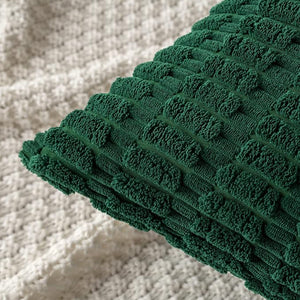 18"x18" Tufted Dot Corduroy Throw Pillow 16 Colors – Soft 3D Dotted Texture Cozy & Modern Accent Insert Included