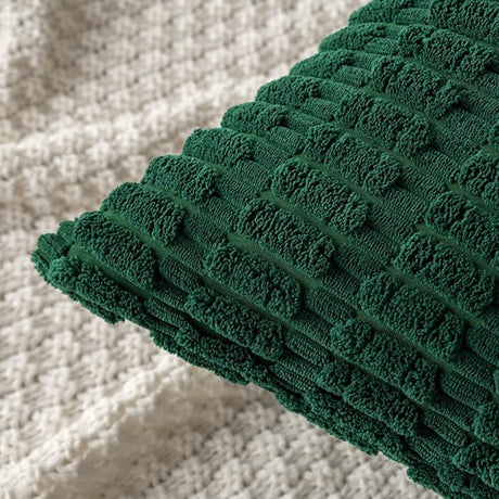 18"x18" Tufted Dot Corduroy Throw Pillow 16 Colors – Soft 3D Dotted Texture Cozy & Modern Accent Insert Included