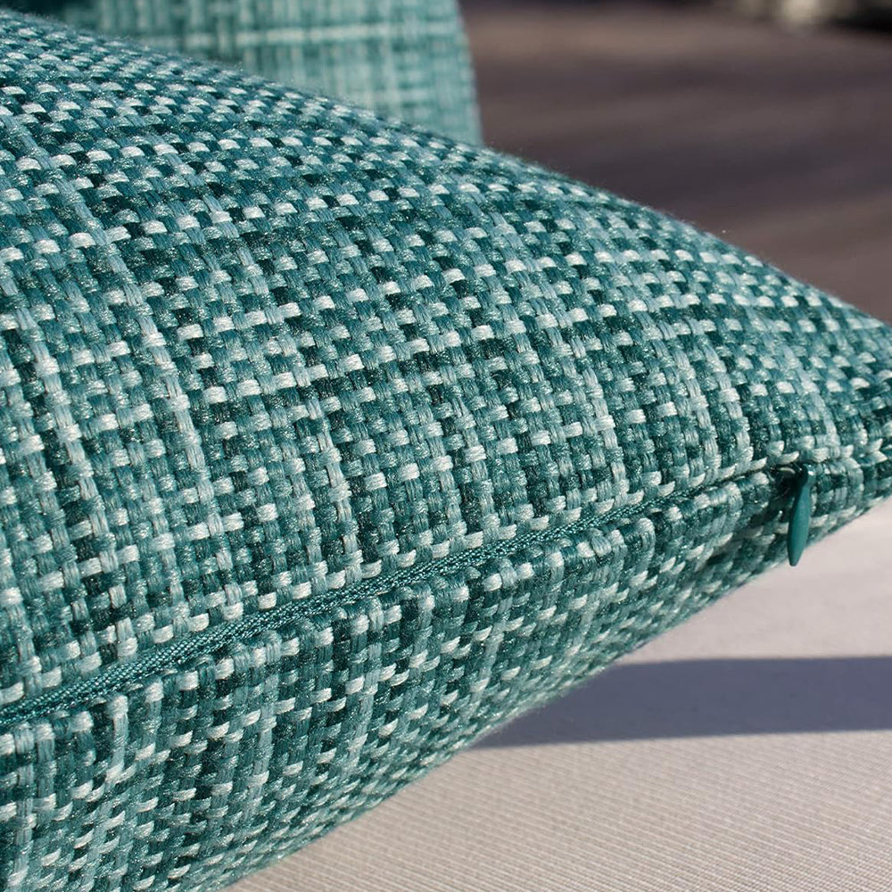 Set of 2 Premium Outdoor Waterproof Throw Pillows (With inserts) 2 sizes