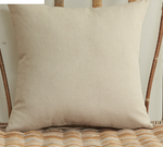 Set of 2 Solid Color Outdoor Waterproof Throw Pillow covers Square 18"x18" or Rectangle 12"x20"