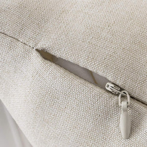 Pack of 1 Solid Color Outdoor Waterproof Throw Pillow Square 18"x18" or Rectangle 12"x20"