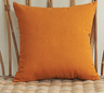Set of 2 Solid Color Outdoor Waterproof Throw Pillow covers Square 18"x18" or Rectangle 12"x20"