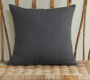 Set of 2 Solid Color Outdoor Waterproof Throw Pillow covers Square 18"x18" or Rectangle 12"x20"