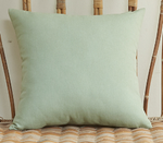 Set of 2 Solid Color Outdoor Waterproof Throw Pillow covers Square 18"x18" or Rectangle 12"x20"