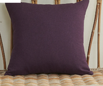 Set of 2 Solid Color Outdoor Waterproof Throw Pillow covers Square 18"x18" or Rectangle 12"x20"
