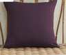 Set of 2 Solid Color Outdoor Waterproof Throw Pillow covers Square 18"x18" or Rectangle 12"x20"