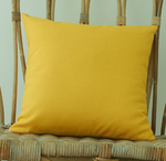 Set of 2 Solid Color Outdoor Waterproof Throw Pillow covers Square 18"x18" or Rectangle 12"x20"