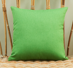 Set of 2 Solid Color Outdoor Waterproof Throw Pillow covers Square 18"x18" or Rectangle 12"x20"