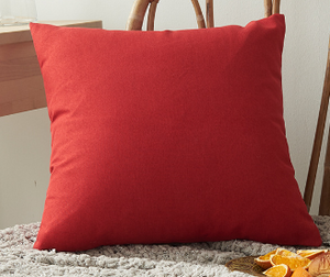 Set of 2 Solid Color Outdoor Waterproof Throw Pillow covers Square 18"x18" or Rectangle 12"x20"
