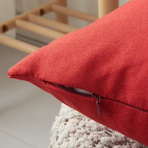 Pack of 1 Solid Color Outdoor Waterproof Throw Pillow Square 18"x18" or Rectangle 12"x20"