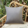 Pack of 1 Solid Color Outdoor Waterproof Throw Pillow Square 18"x18" or Rectangle 12"x20"