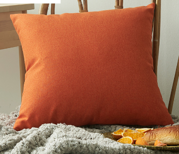 Set of 2 Solid Color Outdoor Waterproof Throw Pillow covers Square 18"x18" or Rectangle 12"x20"