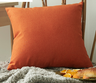 Set of 2 Solid Color Outdoor Waterproof Throw Pillow covers Square 18"x18" or Rectangle 12"x20"