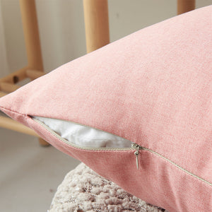 Pack of 1 Solid Color Outdoor Waterproof Throw Pillow Square 18"x18" or Rectangle 12"x20"