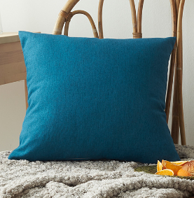 Set of 2 Solid Color Outdoor Waterproof Throw Pillow covers Square 18"x18" or Rectangle 12"x20"
