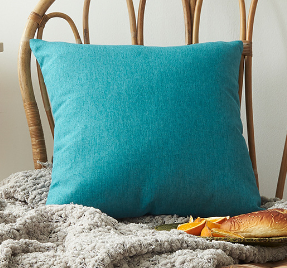 Set of 2 Solid Color Outdoor Waterproof Throw Pillow covers Square 18"x18" or Rectangle 12"x20"