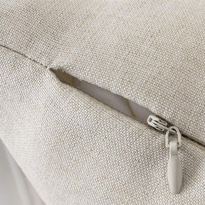 Pack of 1 Solid Color Outdoor Waterproof Throw Pillow Square 18"x18" or Rectangle 12"x20"