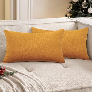 Pack of 1 Solid Color Outdoor Waterproof Throw Pillow Square 18"x18" or Rectangle 12"x20"