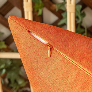 Pack of 1 Solid Color Outdoor Waterproof Throw Pillow Square 18"x18" or Rectangle 12"x20"