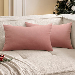 Pack of 1 Solid Color Outdoor Waterproof Throw Pillow Square 18"x18" or Rectangle 12"x20"