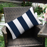 2 size options Stripes/Waving Outdoor Waterproof Pillow (With Insert) waterproof outdoor throw pillow, great for your outdoor furniture