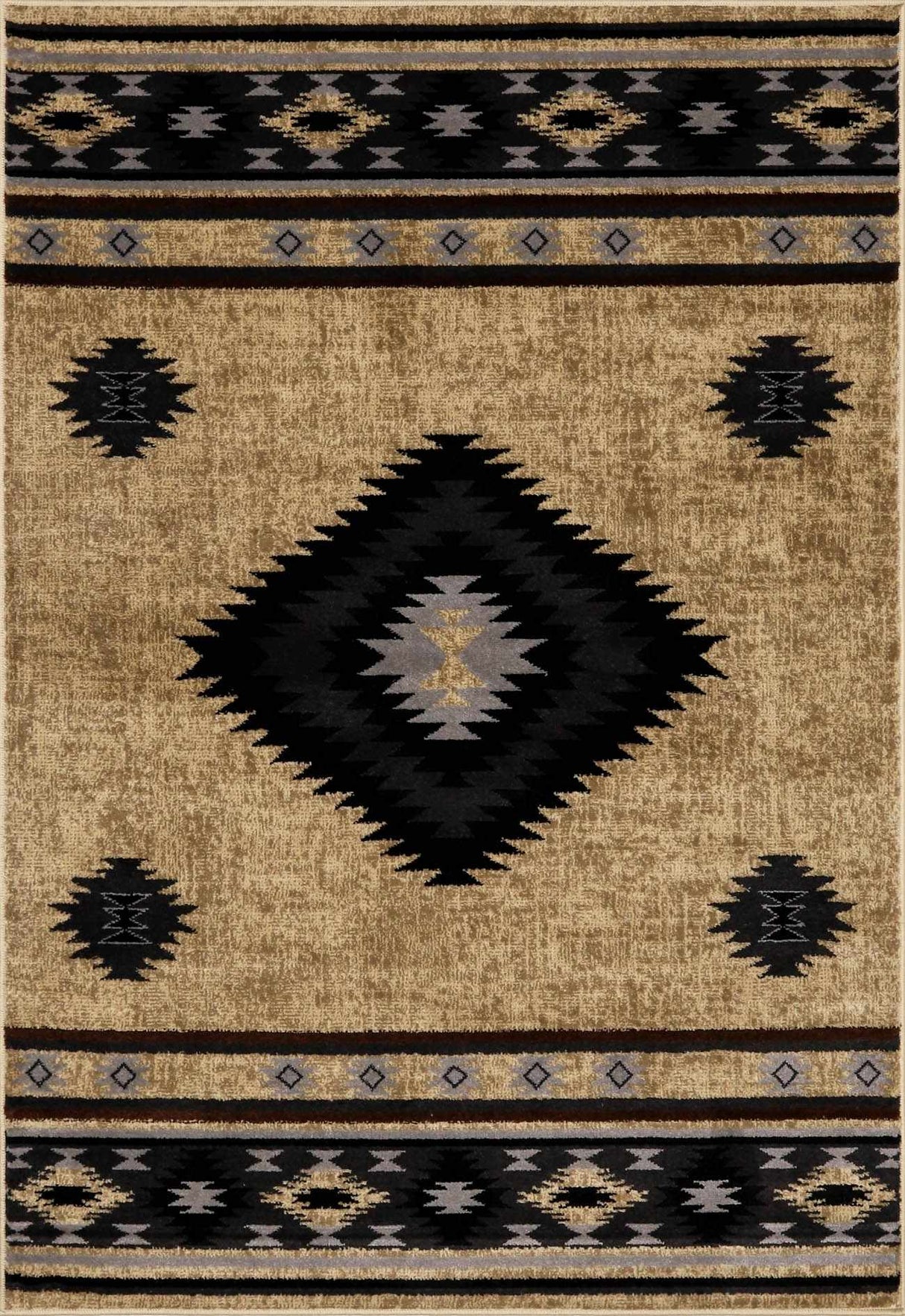 Buckhaven Brown Aztec Carpet