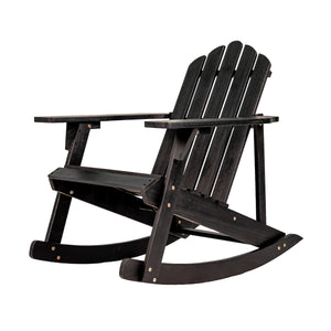 Kiawah outdoor patio classic acacia wood adirondack rocking chair