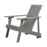 Irving outdoor patio modern acacia wood adirondack chair