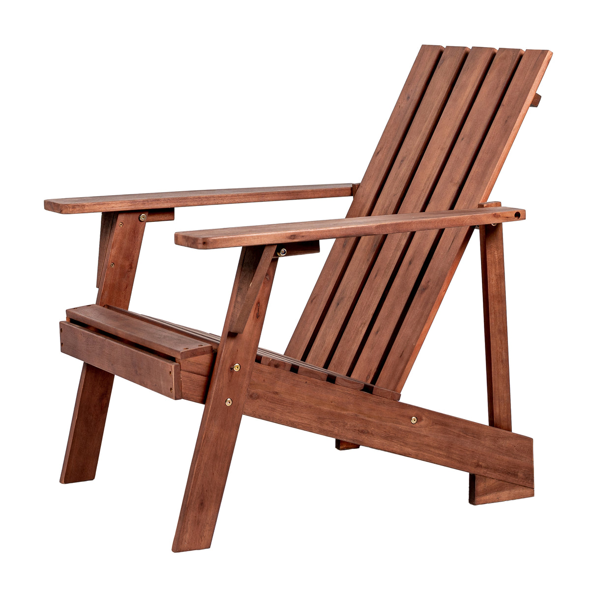 Irving outdoor patio modern acacia wood adirondack chair