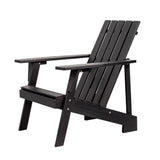 Irving outdoor patio modern acacia wood adirondack chair