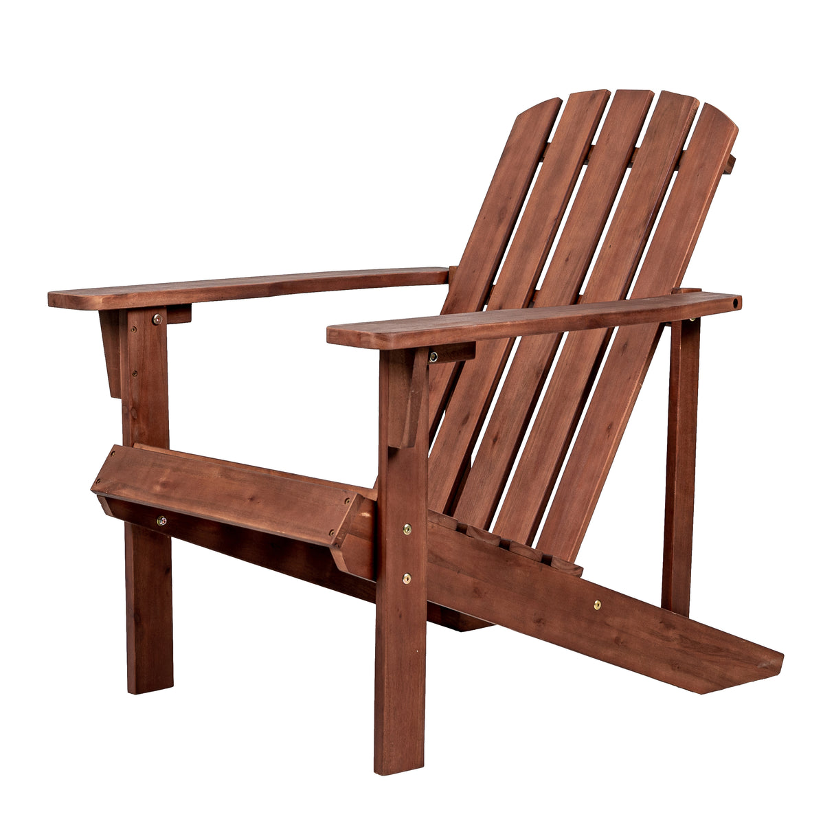 Westport outdoor patio traditional acacia wood adirondack chair