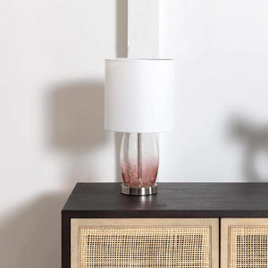 Pertek White Glass Table Lamp
