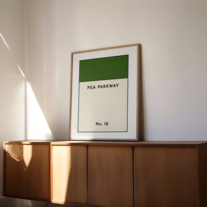 Frisco Texas PGA Parkway Gameboard Poster Print