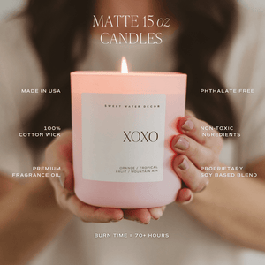 All of Me Loves All of You Soy Candle - Pink Matte Jar - 15 oz
