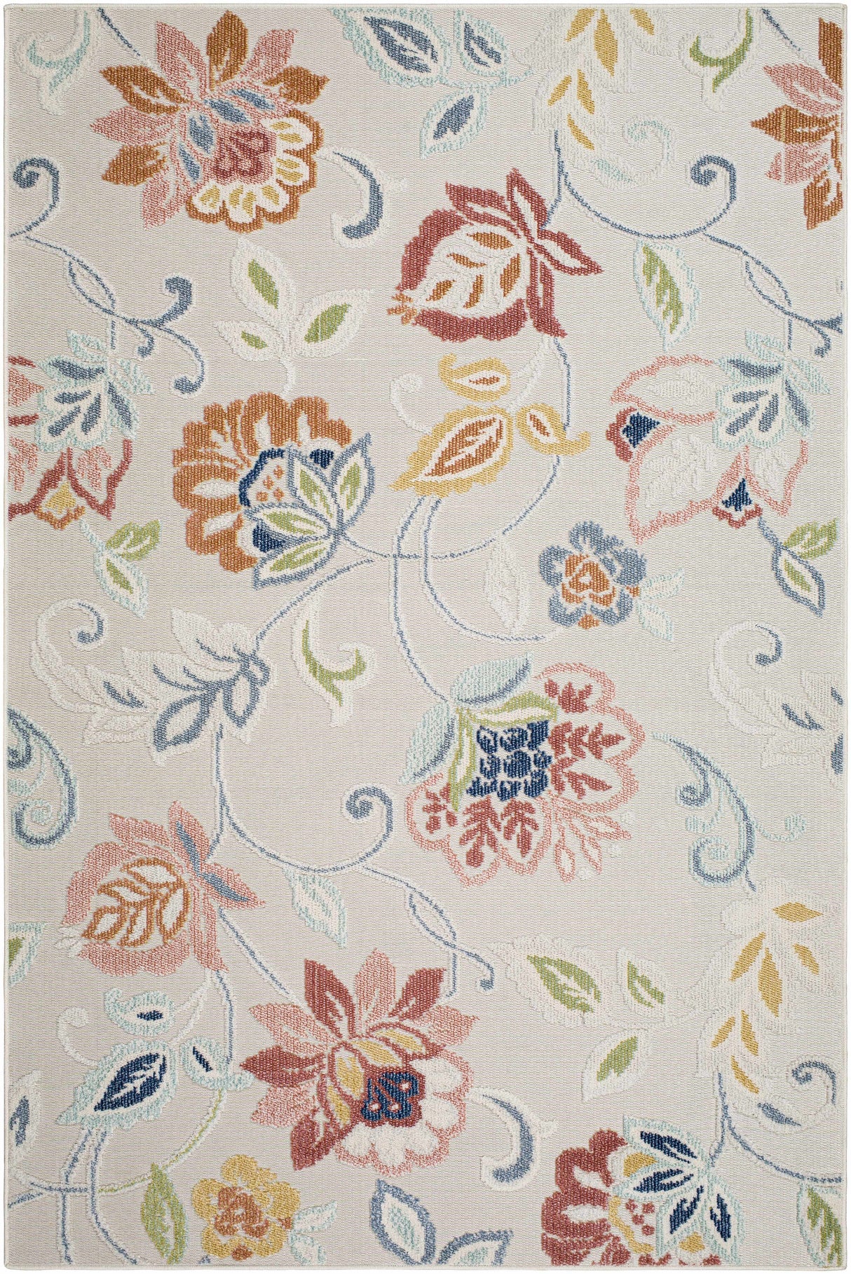Piers Light Slate Area Rug