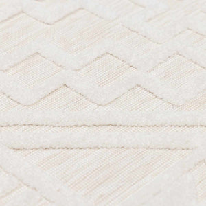 Plumtree 3D White Outdoor Rug