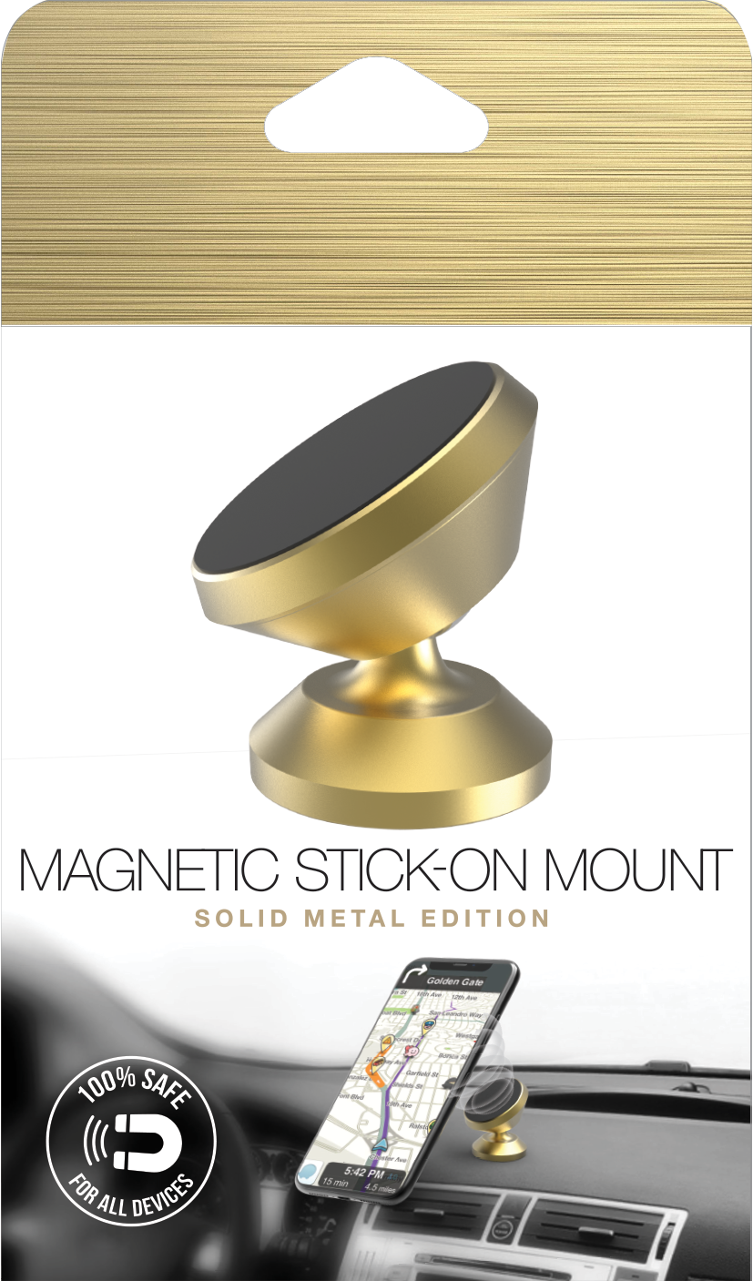 Assorted-60-PACK-Magnetic-Phone-Mounts:-Silver-(70),-Rose-Gold-(20),-Gold-(10)-WM100MAG2-Mount-Holder