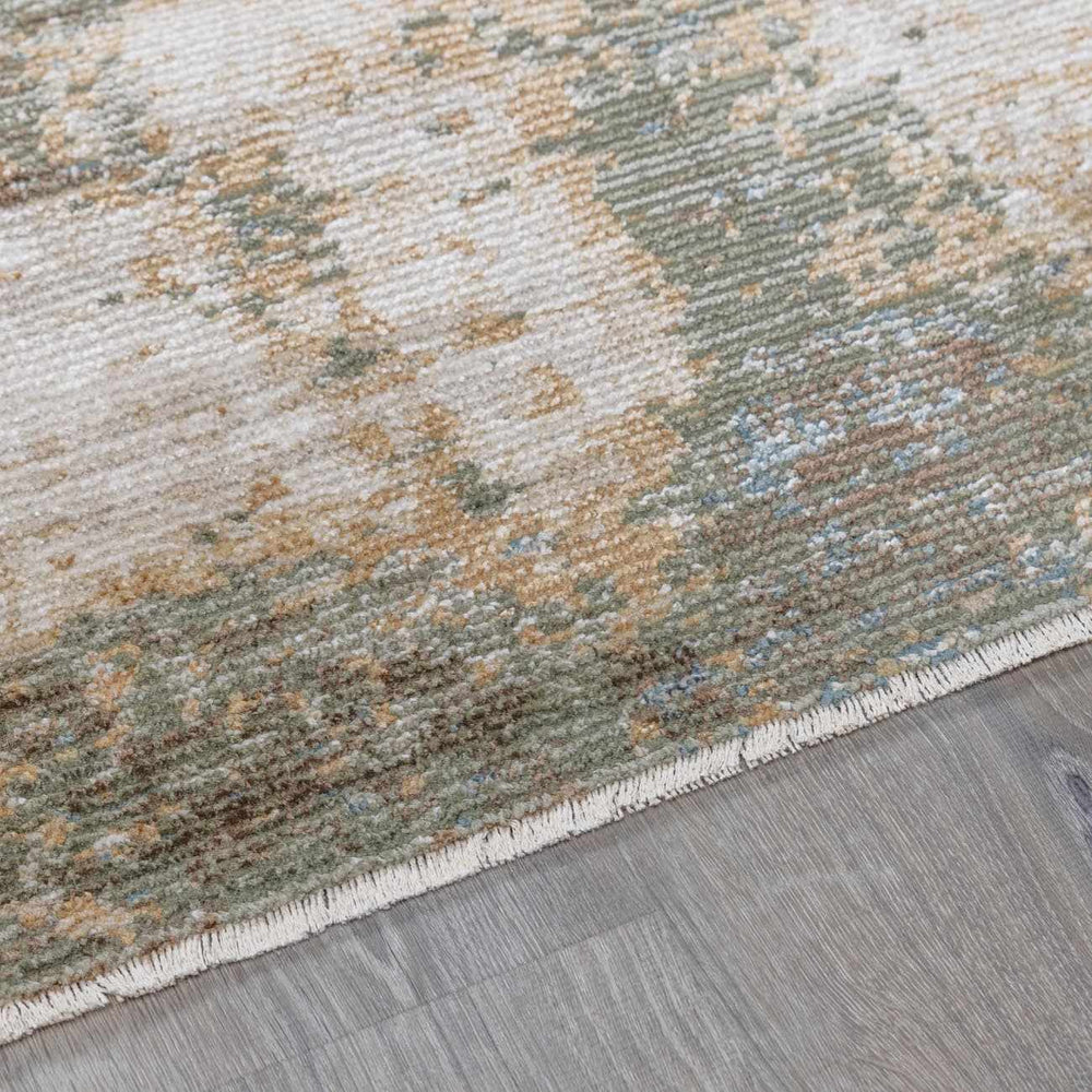 Galey Alix x Livabliss Abstract Modern Marble Cream Myrtle Avenue III Area Rug
