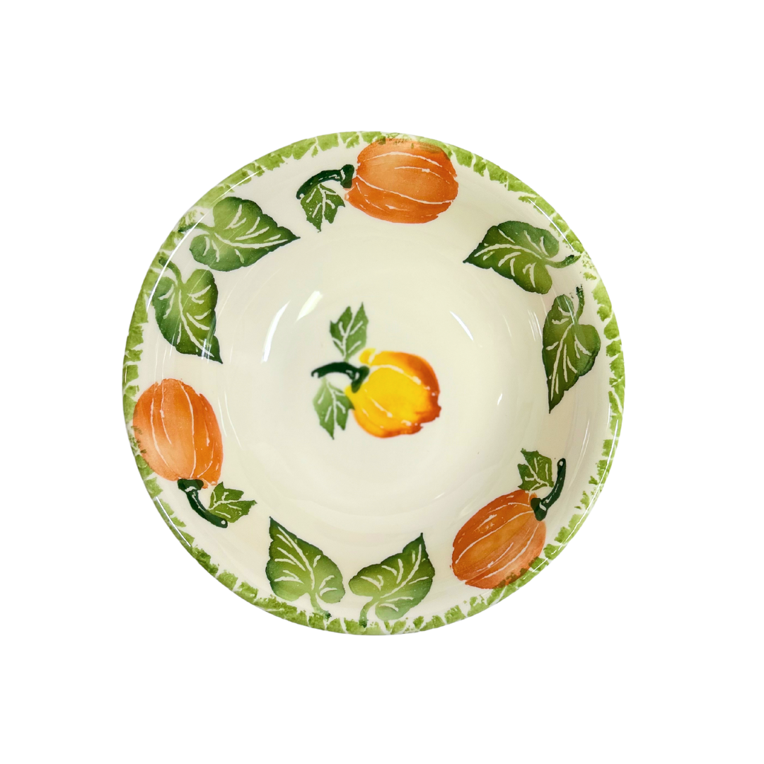Hand-Painted Italian Pumpkin Platter