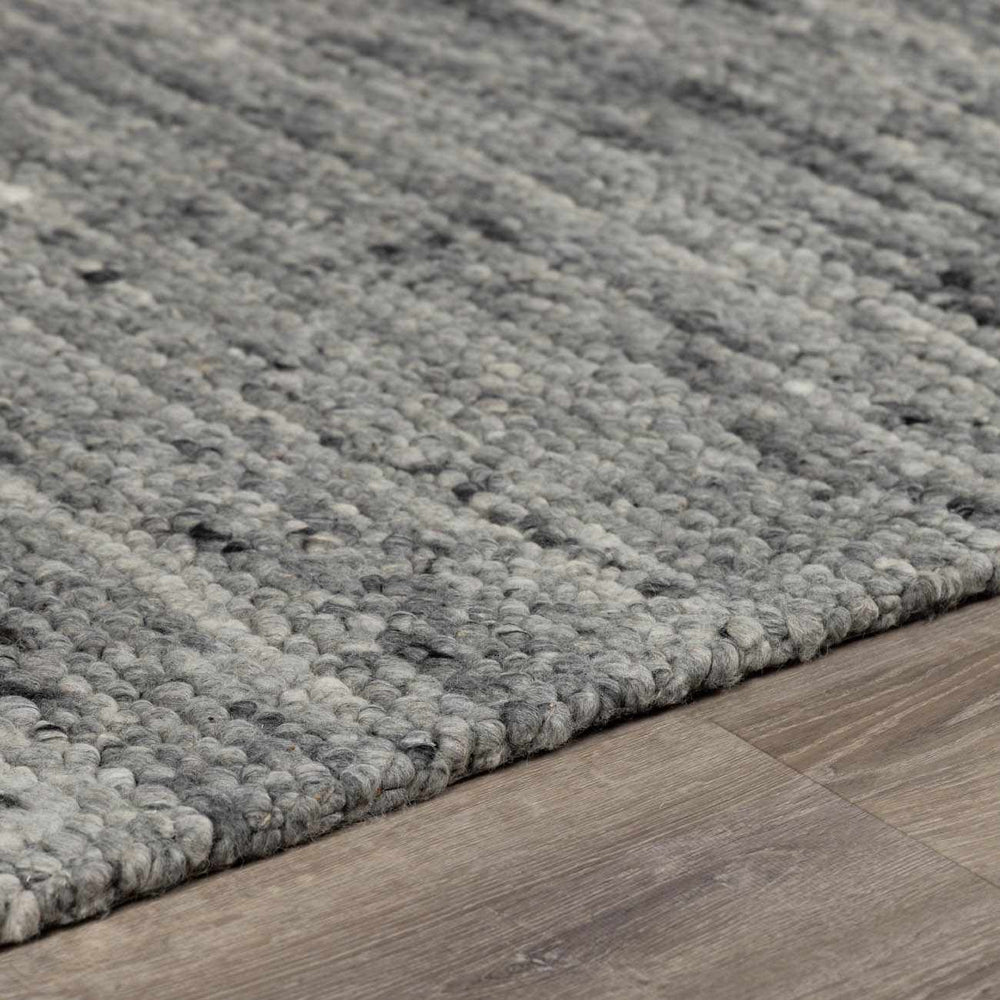 Olisa Charcoal Wool Area Rug