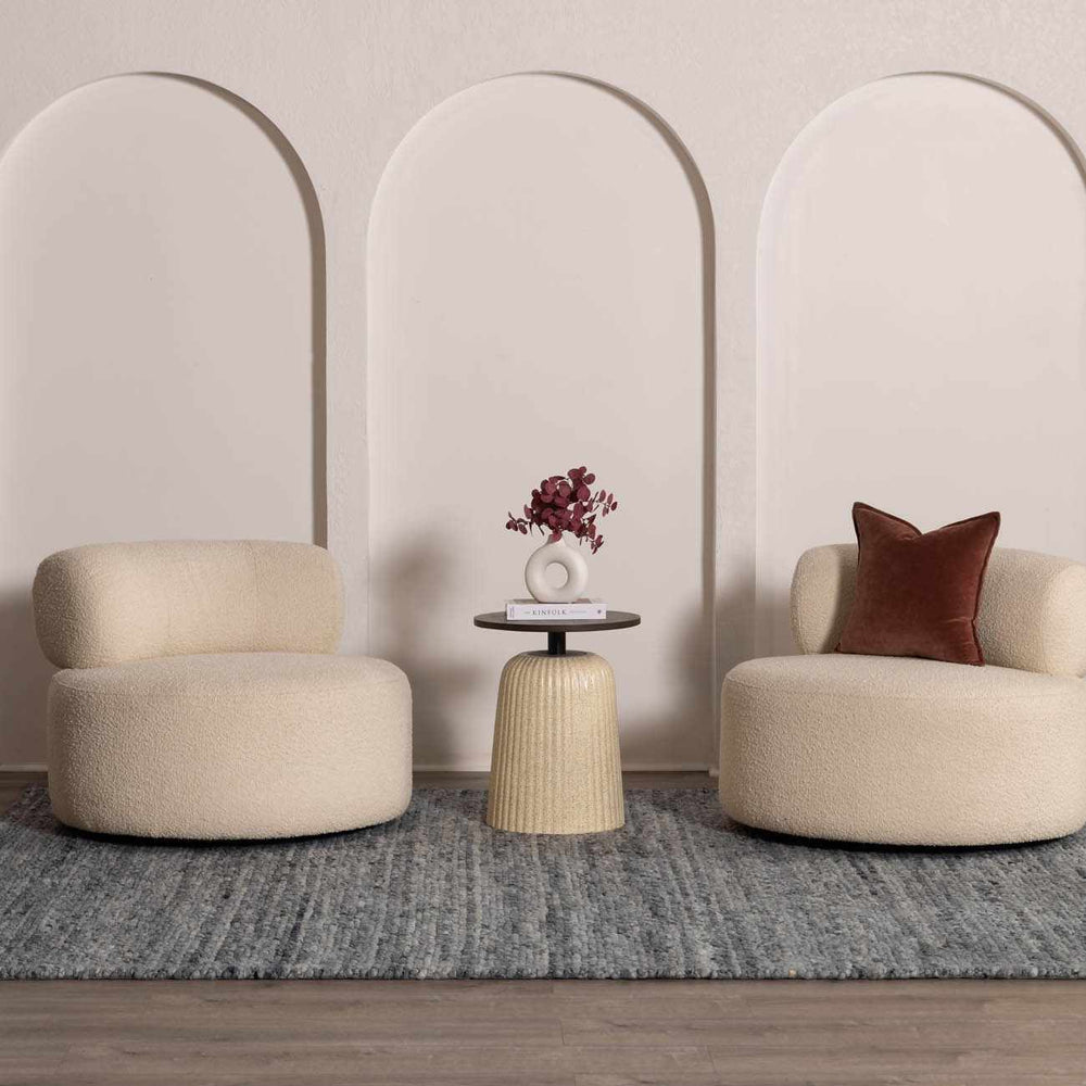 Olisa Charcoal Wool Area Rug