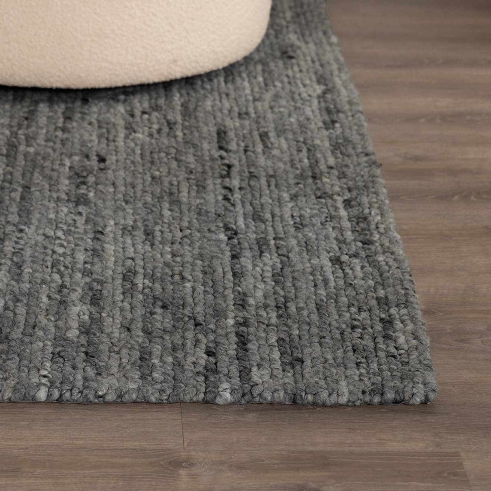 Olisa Charcoal Wool Area Rug