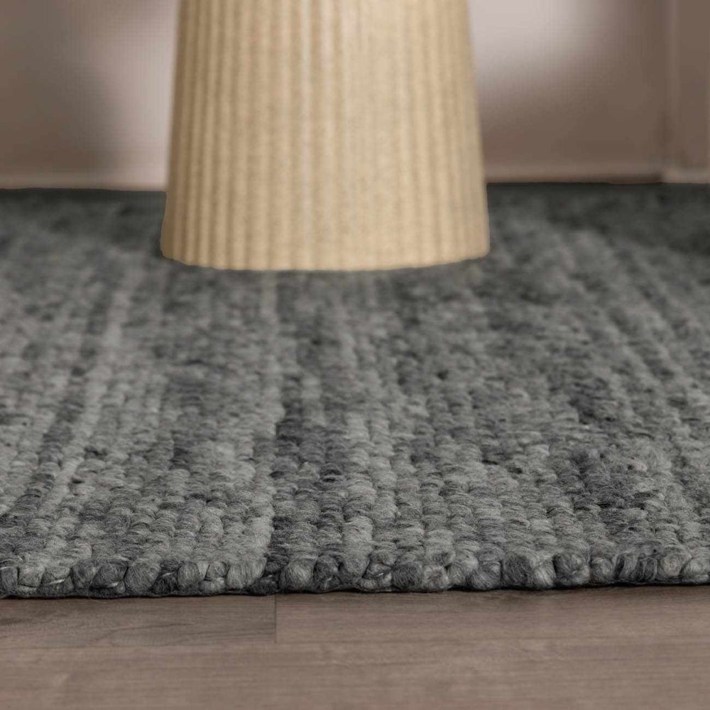Olisa Charcoal Wool Area Rug