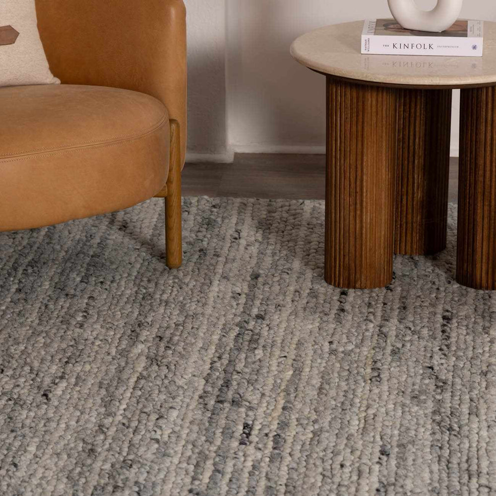 Olisa Gray Wool Area Rug