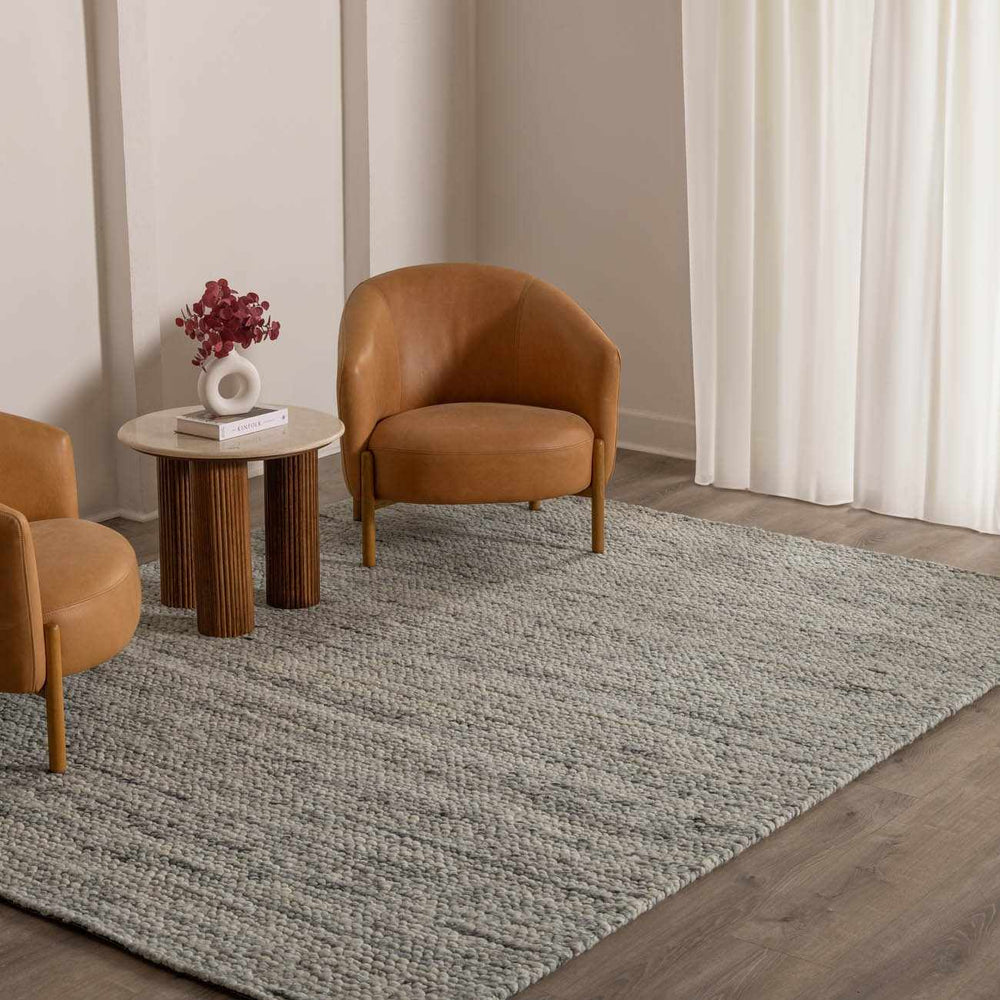 Olisa Gray Wool Area Rug