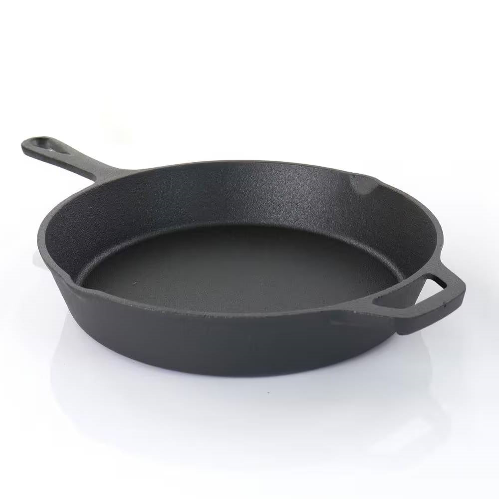 5-Piece Cast Iron Cookware Set with Dutch Oven, Griddle, and Skillets