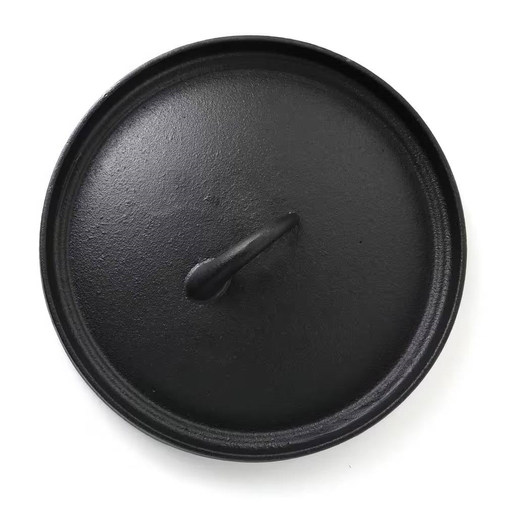 5-Piece Cast Iron Cookware Set with Dutch Oven, Griddle, and Skillets