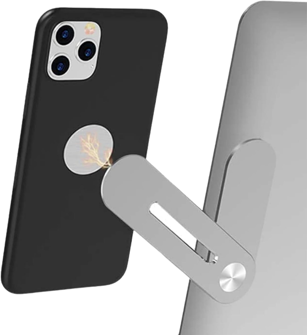 Stick-On-Magnetic-Phone-Mount-for-Laptops:-Keep-Your-Phone-Handy-While-Working-Magnetic-Mount
